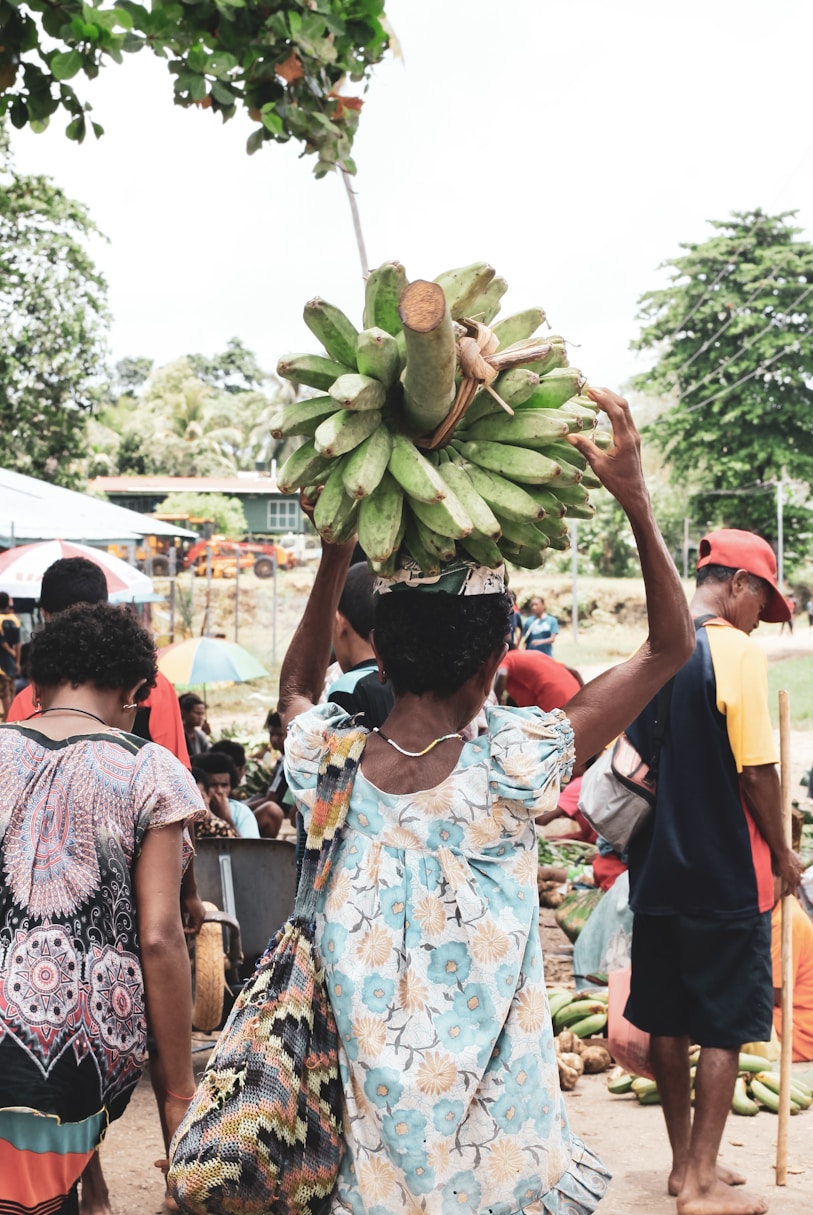 Lady Carrying Bananas Lady Carrying Bananas